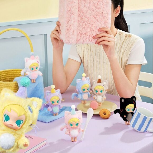 Pop Mart Baby Molly Pocket Friends Series Vinyl Plush Pendant Blind Box - Picture 8 of 14